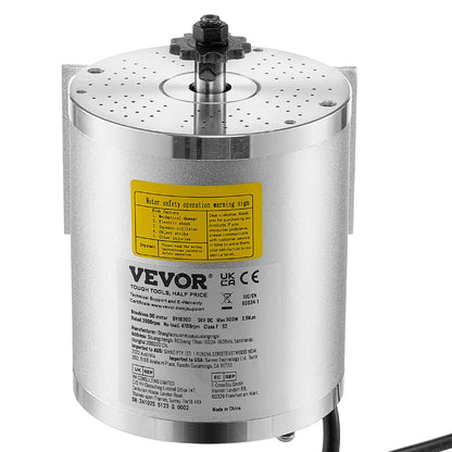 500 W elektrischer bürstenloser Gleichstrommotor-Bausatz, 36 V, 3000 U/min, mit verbessertem Controller