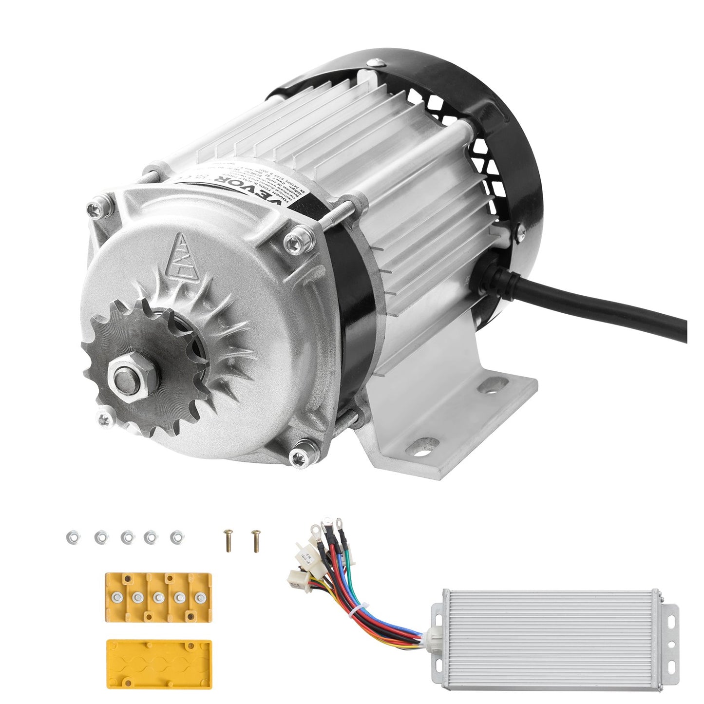 750W Electric Brushless DC Motor Kit 48V 2700rpm with Upgraded Controller