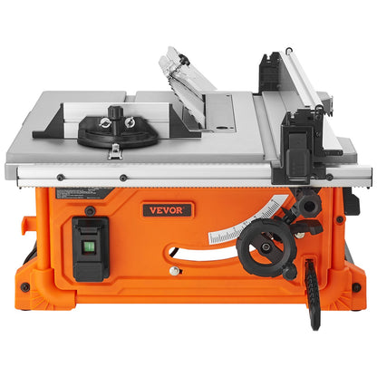 10" Table Saw Electric Cutting Machine 4400RPM 25-Inch Rivet Capacity Woodworking