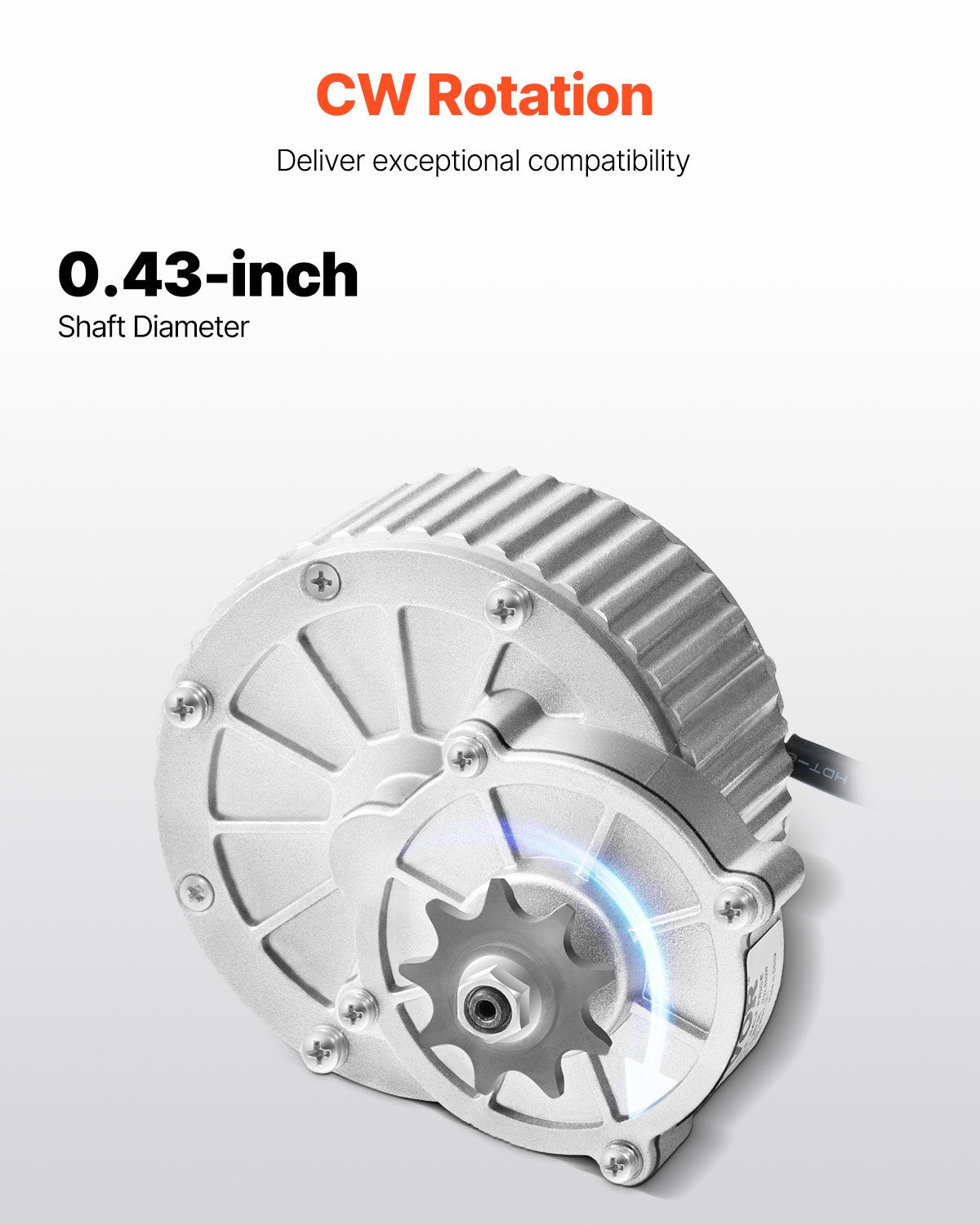 450W Electric Brushed DC Motor Kit 36V 3000rpm with Upgraded Controller