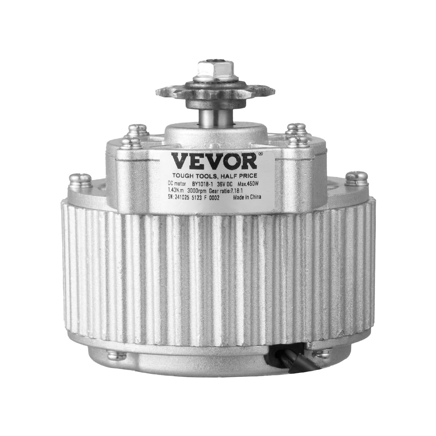 450W Electric Brushed DC Motor Kit 36V 3000rpm Motor with Speed Controller