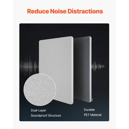 skrivbordsavdelare sekretesspanel, 1524 x 610 mm klämbar kontorsskrivbordsavdelare, PET-båsavdelare, arbetsstationsavdelare med 2 C-klämmor för kontor, robusta rum, bibliotek |  EU