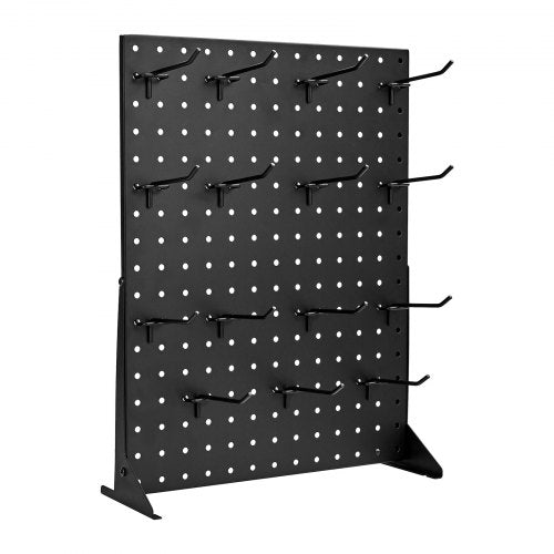 Bead Stand with 15 Hooks Bead Board Panels Display Black (1 PC)