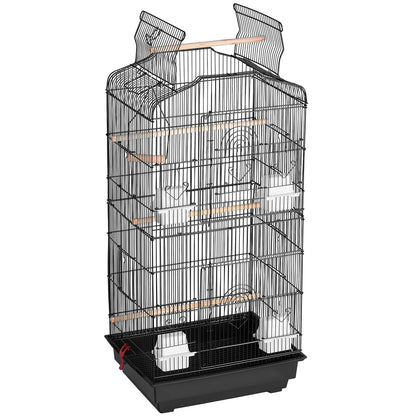 Bird Flight Cage 39 i hängande parakitbur i metall för Cockatiels papegoja