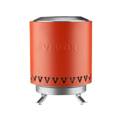 Tabletop Fire Pit 6 Inch Stainless Steel Fire Pit Indoor Outdoor Red