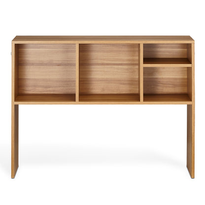 Desktop Bookshelf Wood Desktop Storage Organizer 1-Tier for Office and Home