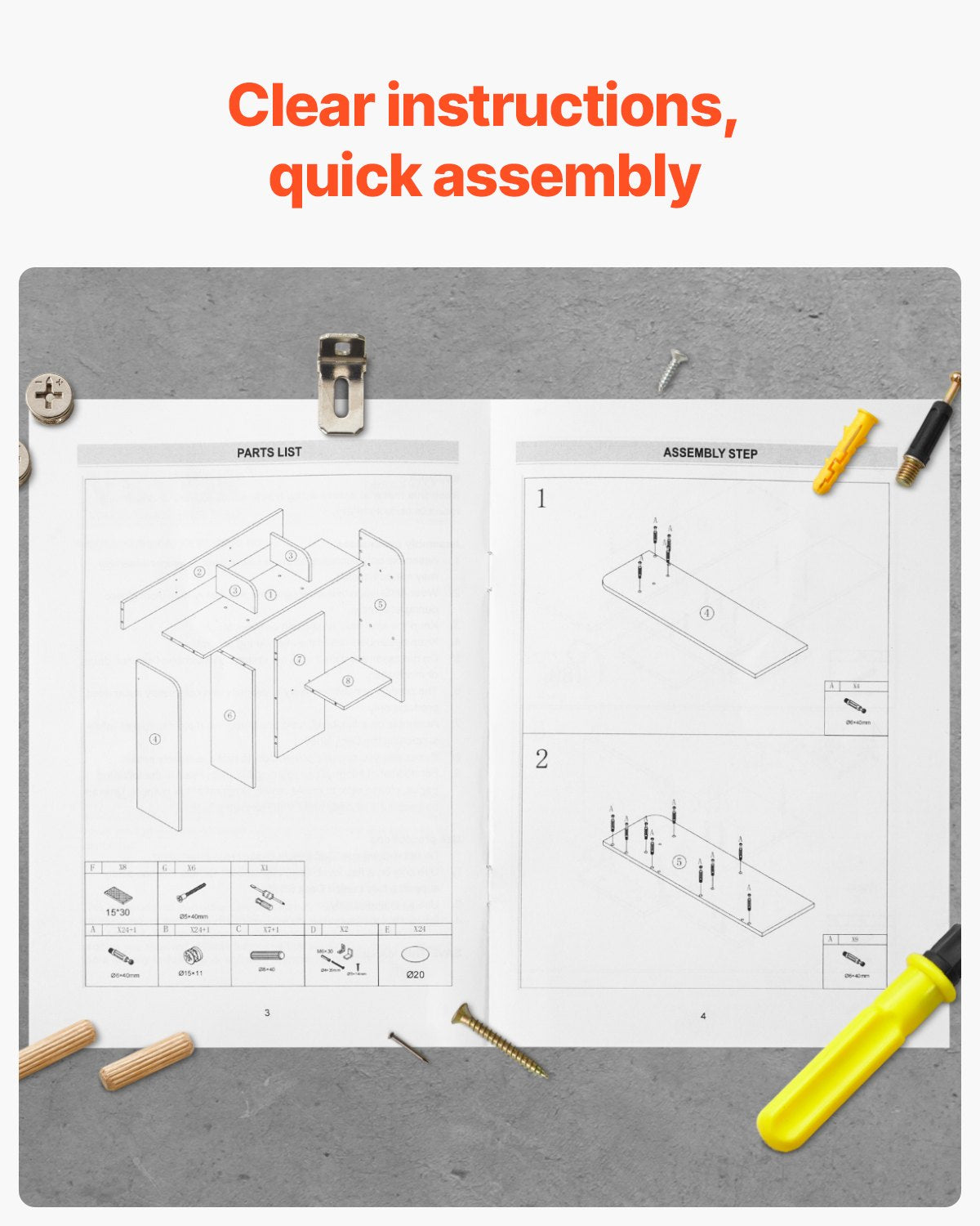 Desktop Bookshelf White Desktop Storage Organizer 2-Tier for Office and Home