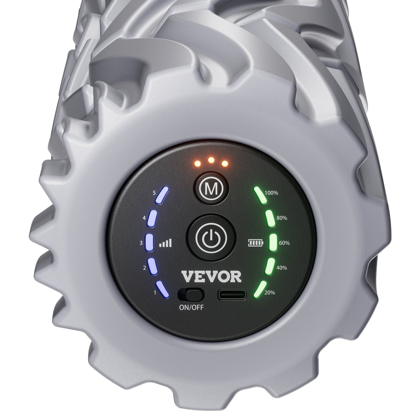 Vibrating Foam Roller 5 intensities &amp; 3 frequencies Electric Foam Roller
