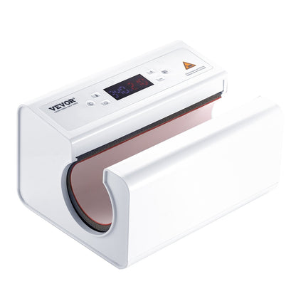 Auto Tumbler Heat Press Machine 11-30oz Sublimationsmugg Heat Press White