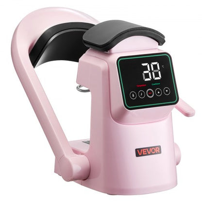 Auto Hat värmepressmaskin 2 st utbytbara plattor pekskärm rosa