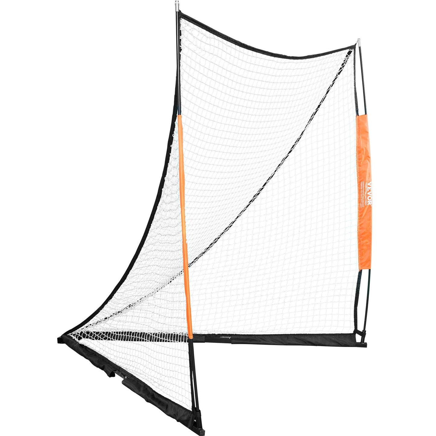 Lacrosse Goal, 6' x 6' Lacrosse Net, Portabelt Lacrosse Goal med bärväska, Fiberglass Rod Backyard Lacrosse Training Equipment, Easy Setup Collegiate Goal, Perfekt för ungdomsträning