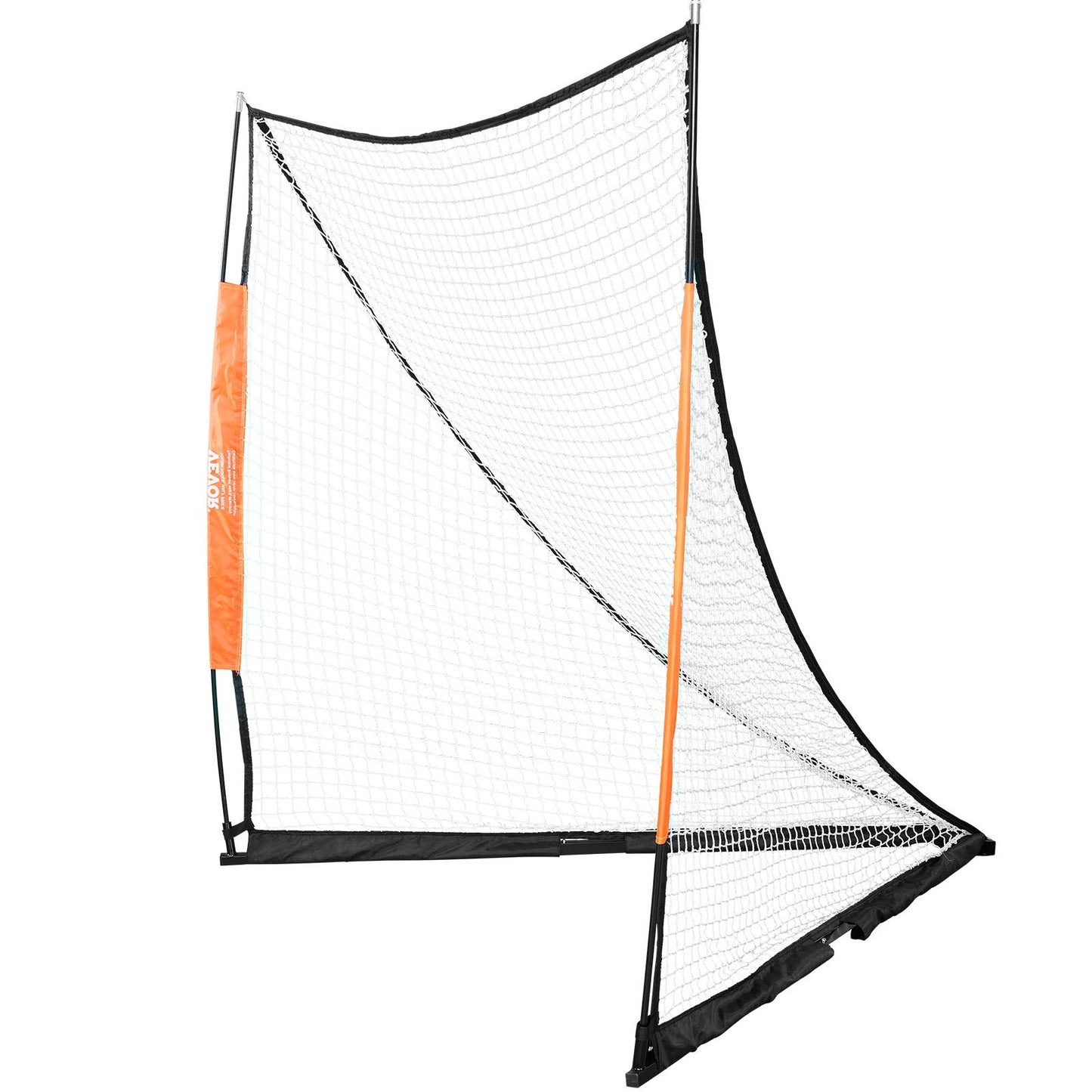 Lacrosse Goal, 6' x 6' Lacrosse Net, Portabelt Lacrosse Goal med bärväska, Fiberglass Rod Backyard Lacrosse Training Equipment, Easy Setup Collegiate Goal, Perfekt för ungdomsträning