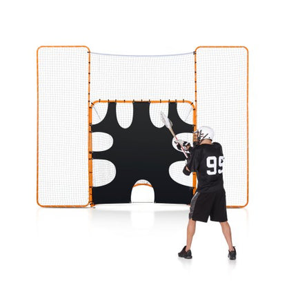 3.6x2.7 m 3-in-1 Lacrosse Goal Net with Stop and Return Net | EU