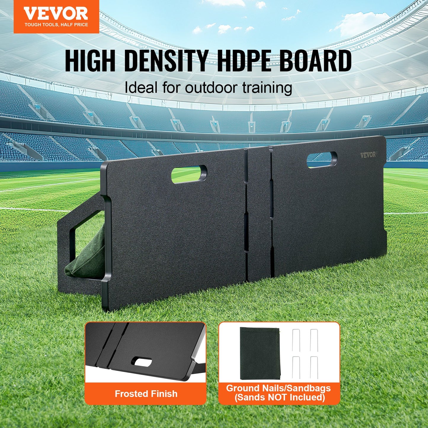 45"X13" fotbollsrebounderboard bärbar fotbollsvägg med 2 vinklar rebound