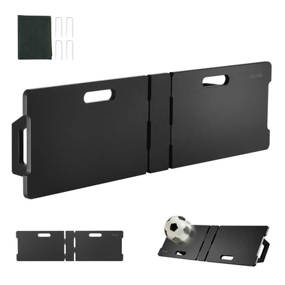 45"X13" fotbollsrebounderboard bärbar fotbollsvägg med 2 vinklar rebound