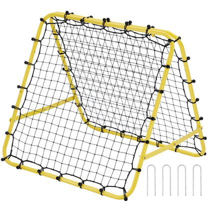 40"x35"x37" Soccer Rebounder Net Kick-Back Portable Football Training Gift