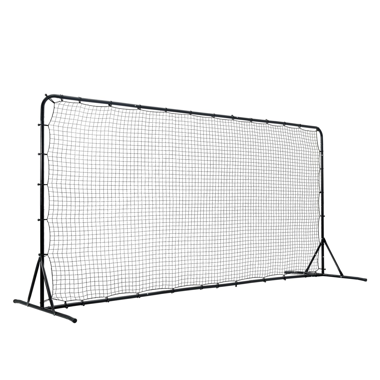 Soccer Rebounder Net, 12x6FT Iron Soccer Träningsutrustning, Sport Fotboll Träningspresent med bärbar väska, Volleyboll Rebounder Wall Perfekt för bakgårdsträning, Solouträning, Passningar