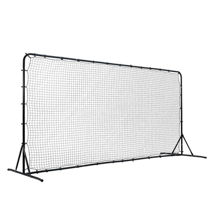Soccer Rebounder Net, 12x6FT Iron Soccer Träningsutrustning, Sport Fotboll Träningspresent med bärbar väska, Volleyboll Rebounder Wall Perfekt för bakgårdsträning, Solouträning, Passningar