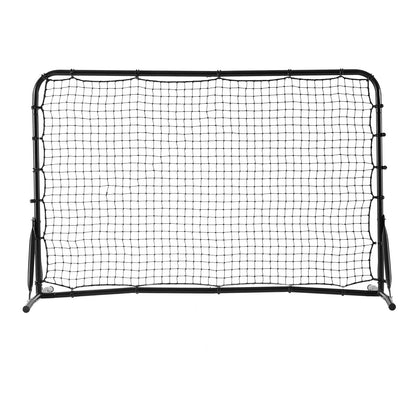 6x4FT Football Rebound Trainer Soccer Training Equipment Double Sided Net