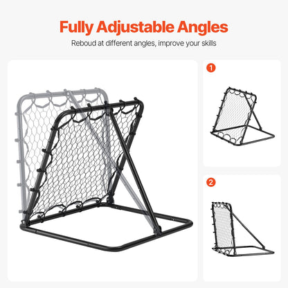 34"x34" Soccer Rebounder Net Kick-back Portable Soccer Training Gifts