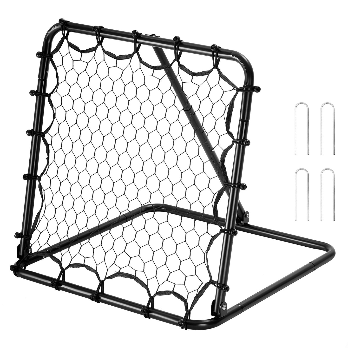 34"x34" Soccer Rebounder Net Kick-back Portable Soccer Training Gifts