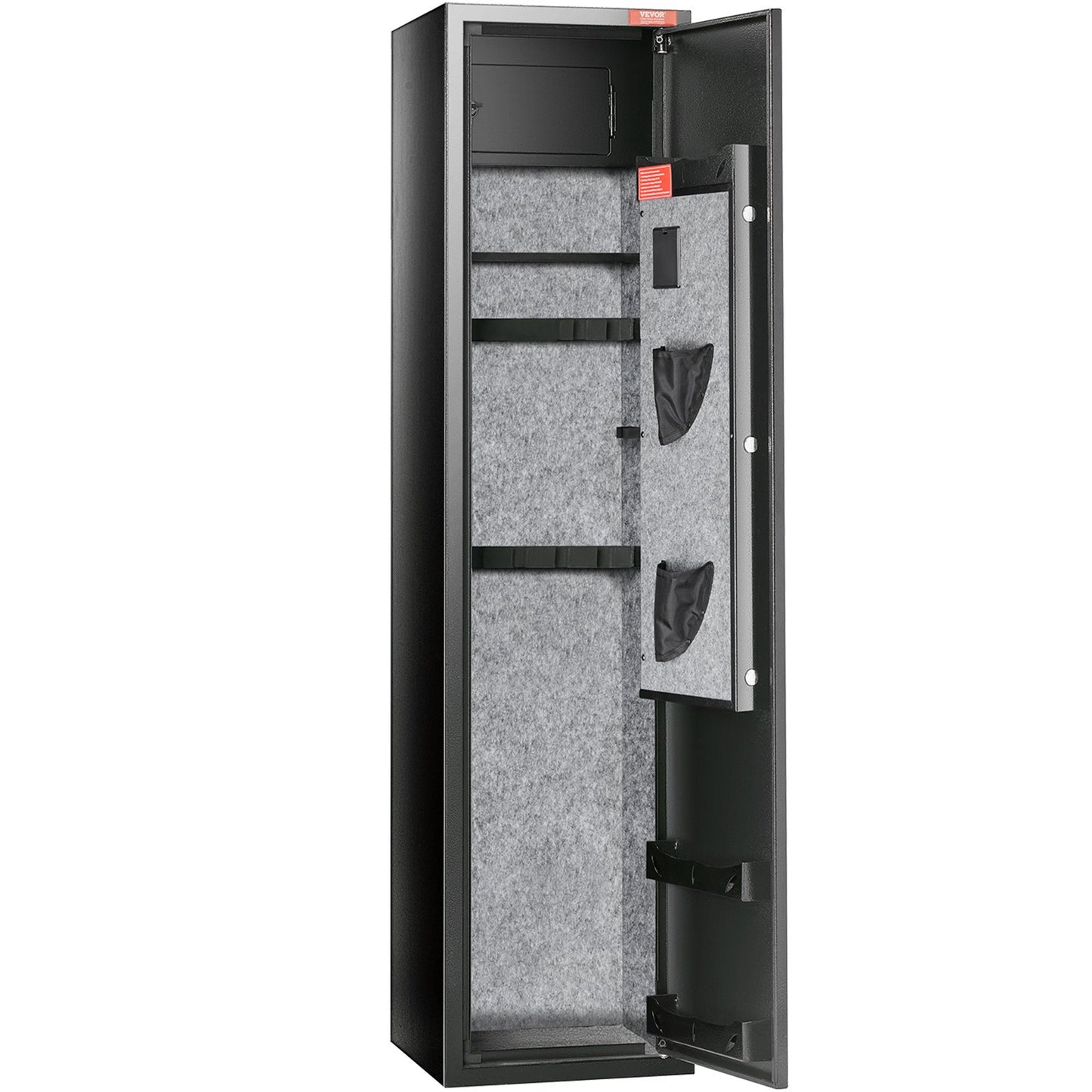 Gun Safe Rifle Safe with Digital Keypad &amp; Lock 5 Rifles Storage Cabinet