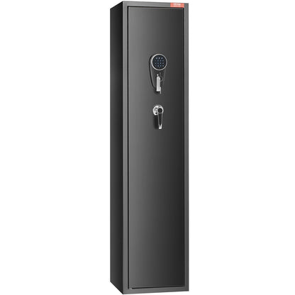 Gun Safe Rifle Safe with Digital Keypad &amp; Lock 5 Rifles Storage Cabinet