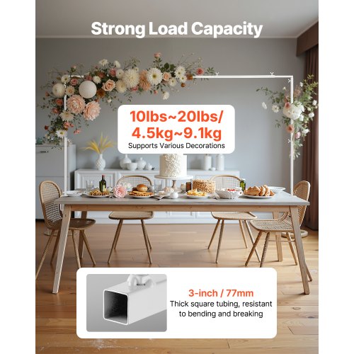 Overboard Bar Stand with Clamps 28-98 Inch Length Adjustable for Party | EU