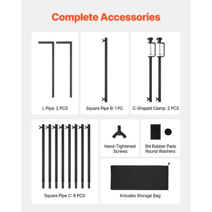 Overboard Stand Arc Frame 28-98 inch Length Adjustable Clamp Decor | EU