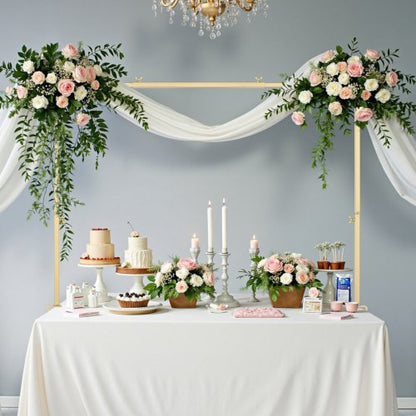 2-piece stand for poles over the table with clamp, arch frame, 61-98 cm, adjustable | EU
