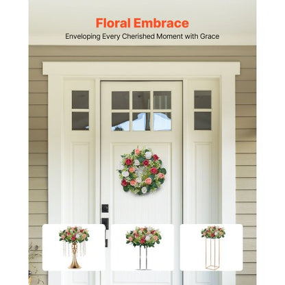 Artificial Rose Wreaths for Wedding Arrangements Centerpiece 10 PCS | EU