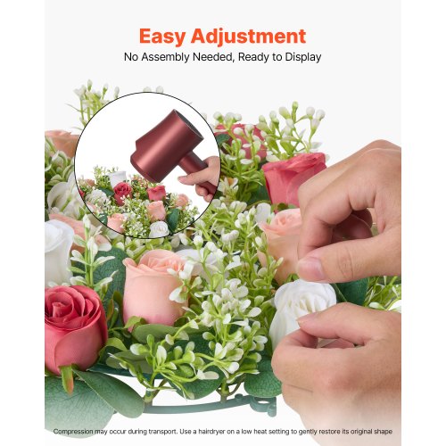 Artificial Rose Wreaths for Wedding Arrangements Centerpiece 10 PCS | EU