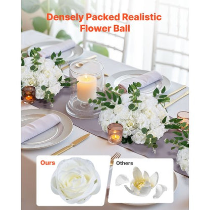 Flower balls for wedding table decorations 43 cm flower arrangement 10 pcs | EU