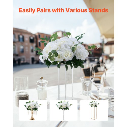 Flower balls for wedding table decorations 43 cm flower arrangement 10 pcs | EU