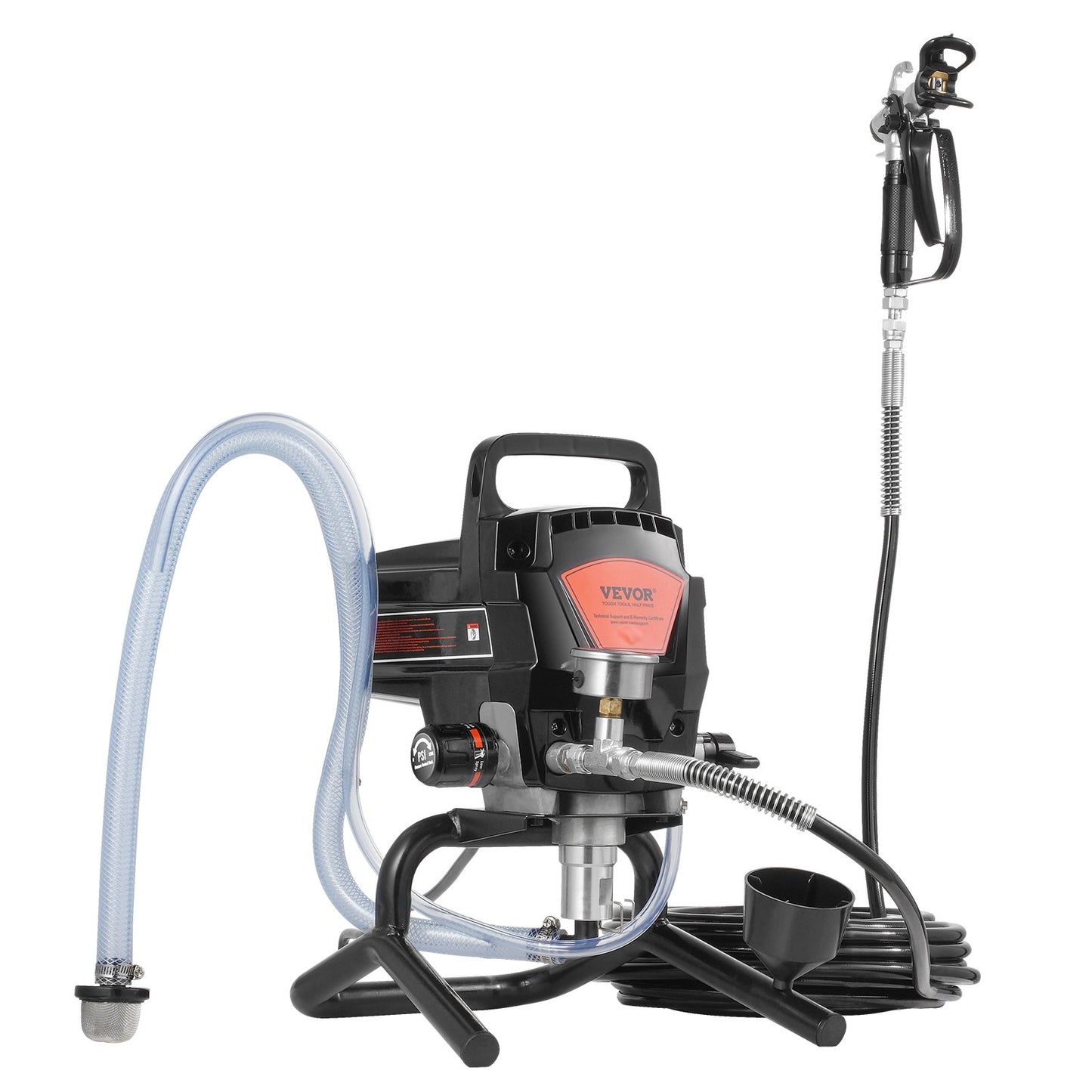 Stand Airless Paint Sprayer, 950W 3000PSI High-Efficiency Electric High-Pressure Sprayer, Fine and Even Painting Effect, Handheld Paint Sprayers for Home Decor and Exterior Furniture and Fences