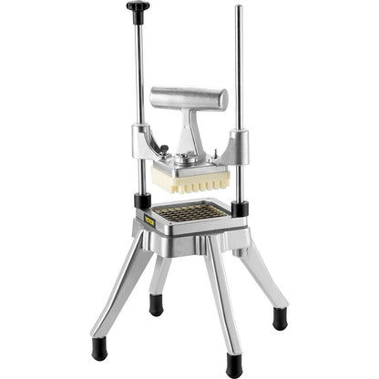 Kommersiell grönsakshackare 1/4" Blad Heavy Duty Professional Food Dicer Kattex French Fry Cutter Lökskärare Rostfritt stål för tomatpeppar Potatissvamp