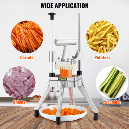 3/8" Kommersiell grönsaksskärare Fruktskärare Food Shaper Tomatskärare