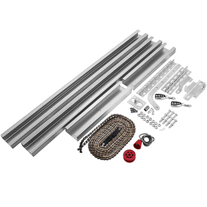 Rolling Door Opener 1000N Garage Door Opener Operator Complete Kit 150W Remote Control Electric Automatic Gate Openers Sliding Gates Kit