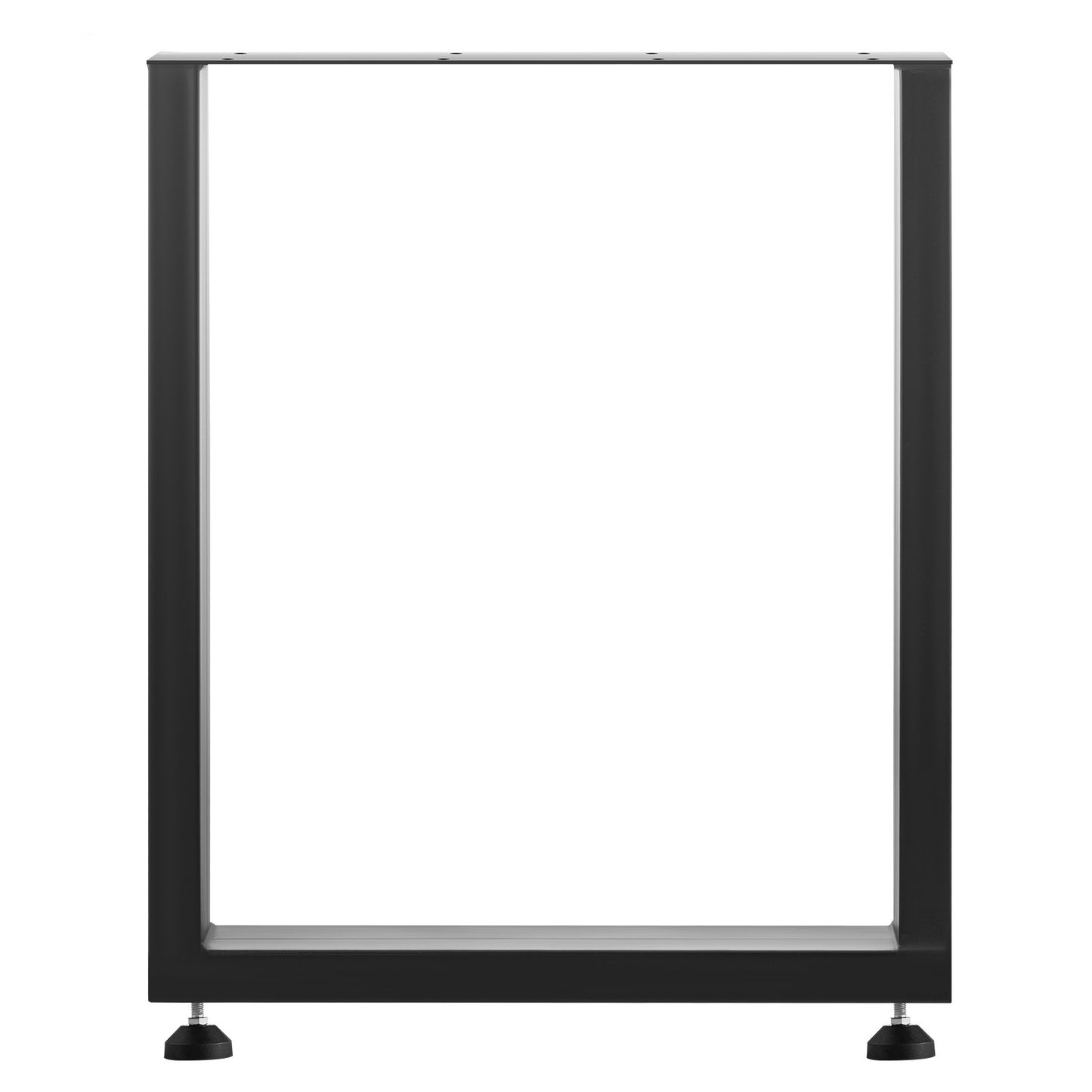Svart metall bordsben Set med 2 stål bordsben 28x23 tum Matbordsben Kontorsbordsben Datorbordsben Stålbänksben Lantlig stil Bordsben Gör-det-själv-möbler Ben