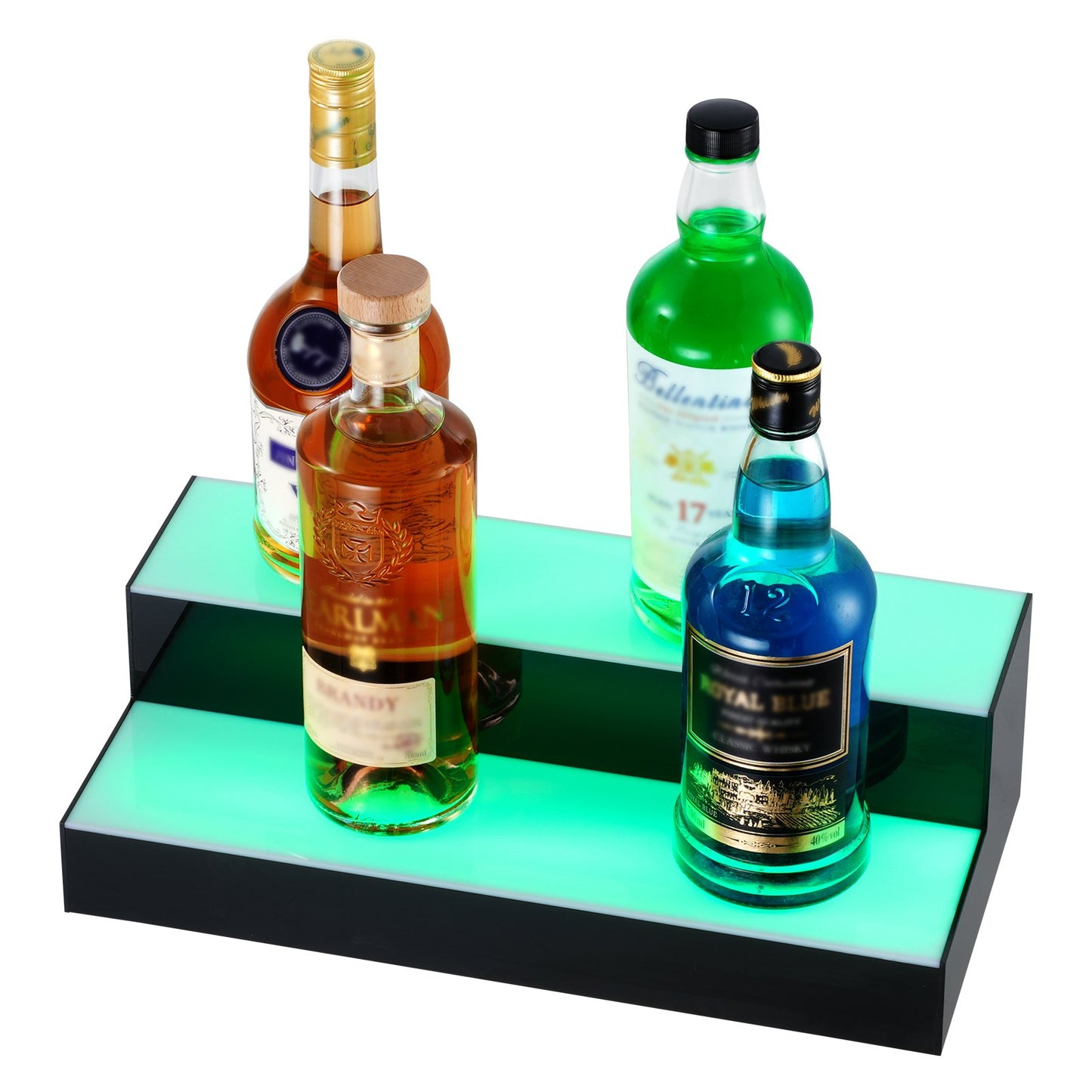 LED-upplyst spritflaska Display Bar Hylla RF & App Control 16" 2-Step