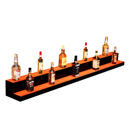 LED-beleuchtetes Spirituosenflaschen-Display, Barregal, RF- und App-Steuerung, 183 cm, 2-stufig