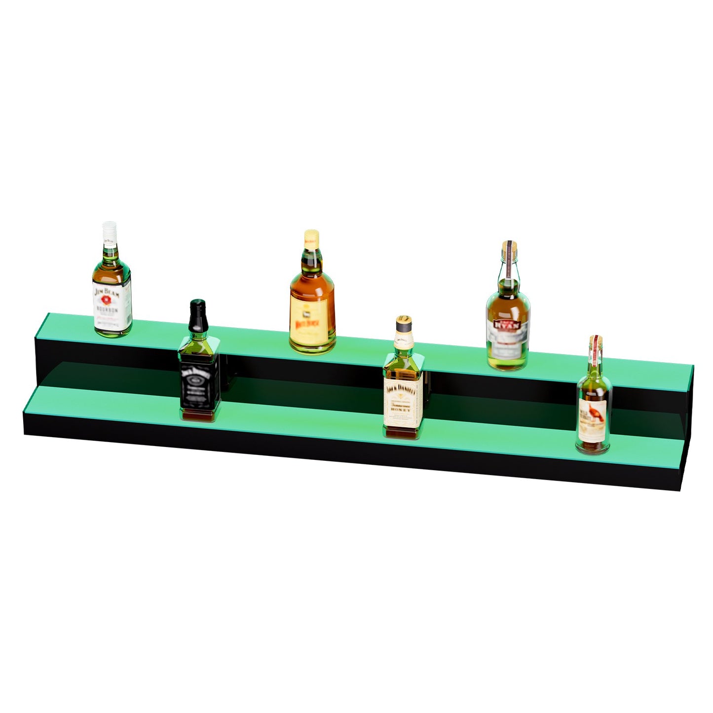 LED-upplyst spritflaska Display Bar Hylla RF & App Control 48" 2-Step