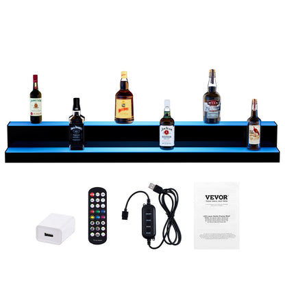 LED-upplyst spritflaska Display Bar Hylla RF & App Control 48" 2-Step