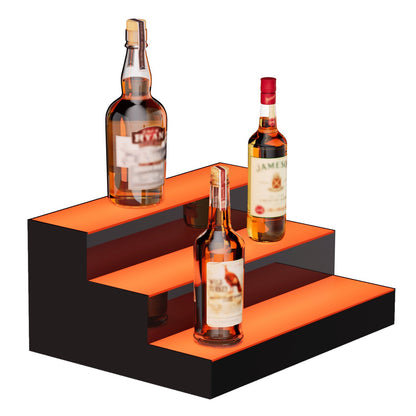 LED-upplyst spritflaska Display Bar Hylla RF & App Control 16" 3-steg