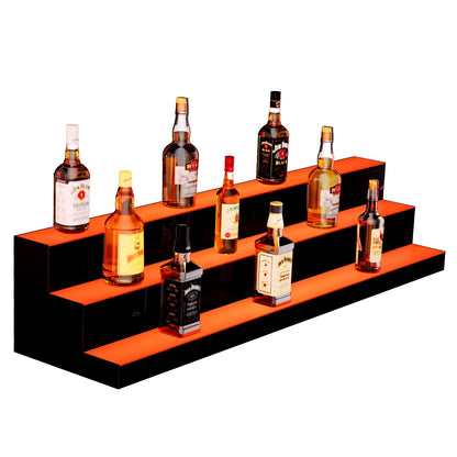 LED-upplyst spritflaska Display Bar Hylla RF & App Control 48" 3-steg