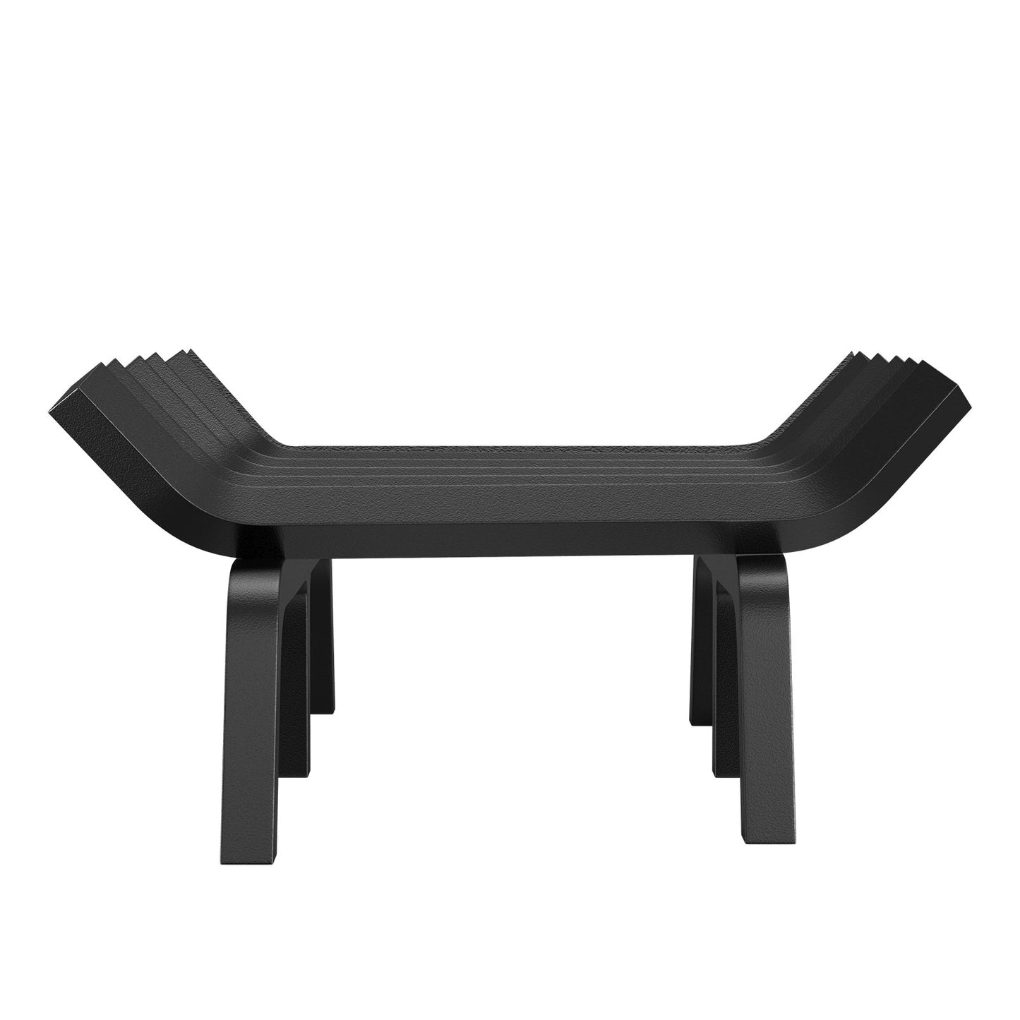 Fireplace Grate, 30 Inch Heavy Duty Fire Grate with 6 Support Legs, 3/4'' Solid Powder Coated Steel Bars, Wood Burning Holder for Indoor and Outdoor Fireplace