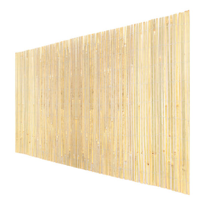 Natural Bamboo Lat Screening Privacy Bamboo Lat Fence 3 ft. H x 19.6 ft. L