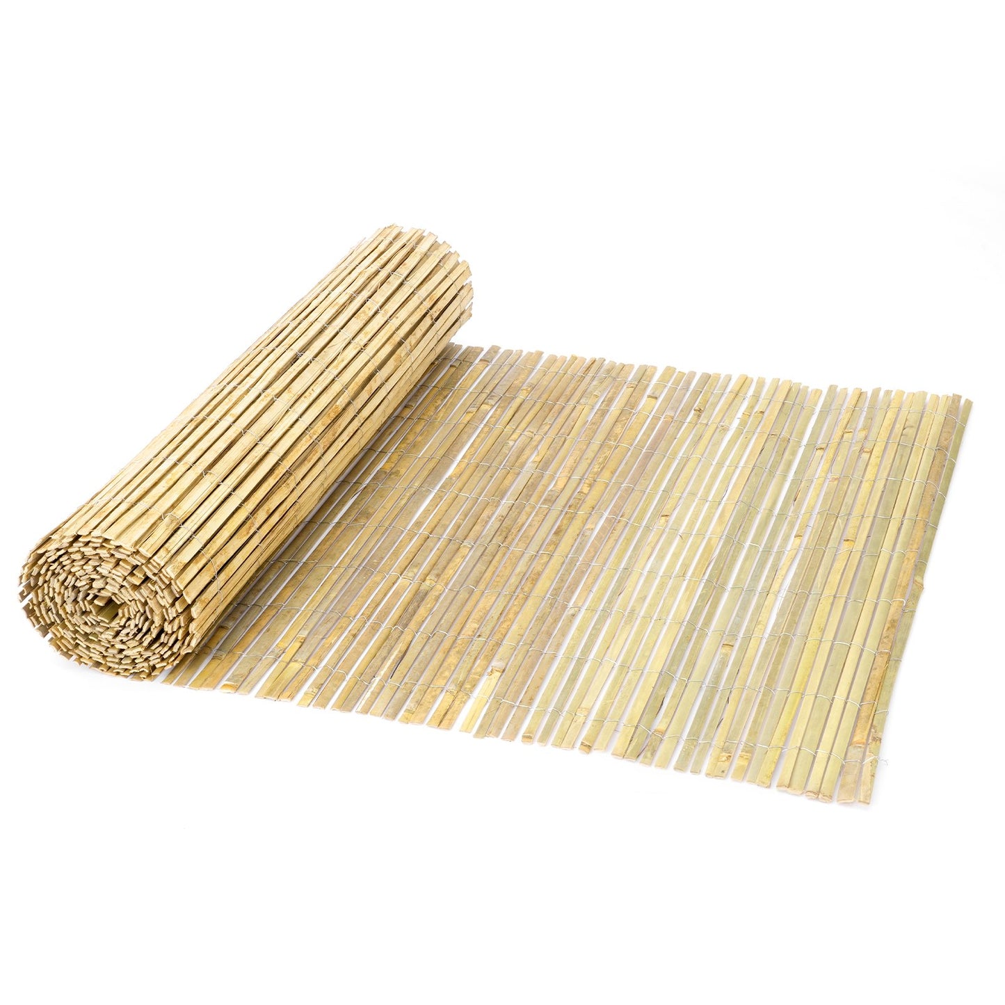 Natural Bamboo Lat Screening Sekretess Bamboo Lat Staket 6 fot H x 16 fot L