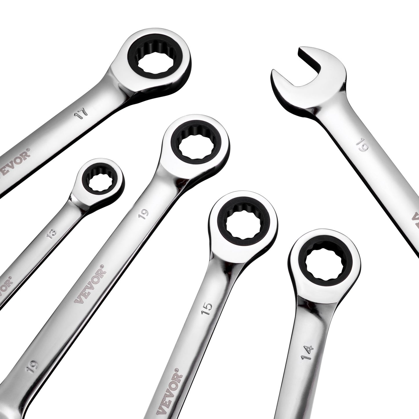 Kombinationsnyckelsats 30 ST SAE 1/4" till 1", metriskt 8-24 mm organiseringsställ