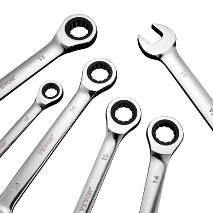 Kombinationsnyckelsats 30 ST SAE 1/4" till 1", metriskt 8-24 mm organiseringsställ